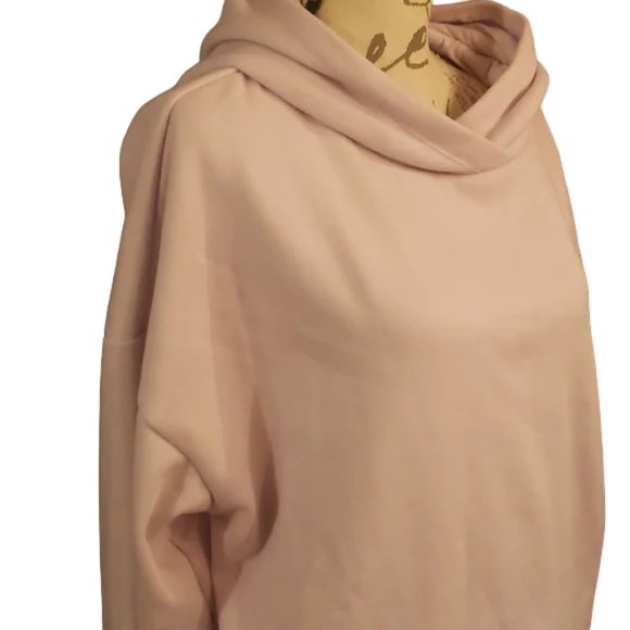 Fabletics NEW Without Tag Womens Eco Go-To Pocket Hoodie in Tan Size L - Picture 4 of 11